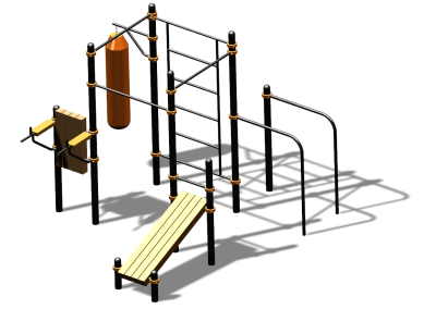 Спортивный комплекс воркаут ВС-93 в Хабаровске