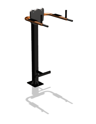 Уличный тренажер «Брусья-пресс» УТ 109 в Хабаровске