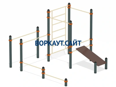 Спортивный комплекс воркаут ВС-43 в Хабаровске