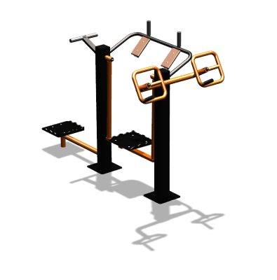 Уличный тренажер "Штурвал Пресс Супертвистер" УТ301 в Хабаровске