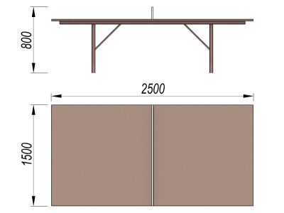 Теннисный стол МАФ 3517 в Хабаровске