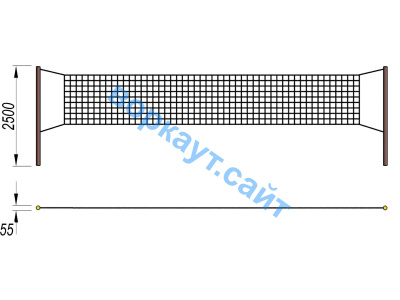 Волейбольные стойки СИО 3515 в Хабаровске