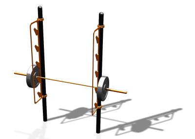 Спортивный комплекс воркаут ВС-84 в Хабаровске