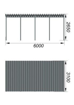Теневой навес трибун МАФ 4130 в Хабаровске