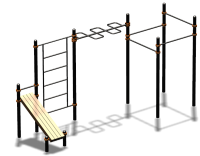 Спортивный комплекс воркаут ВС-74 в Хабаровске