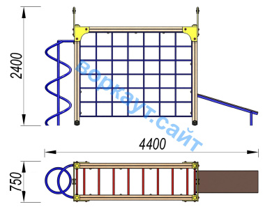 Детский спортивный комплекс Юниор ДСК 3105 в Хабаровске