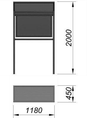 Информационный стенд МАФ 6006 в Хабаровске
