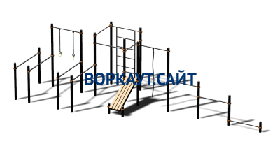 Спортивный комплекс воркаут ВС-83 в Хабаровске