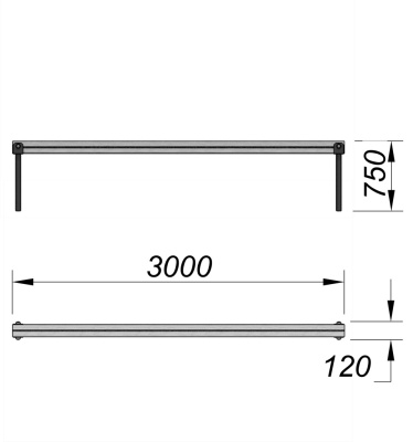 Бум бревно ДСК 3540 в Хабаровске